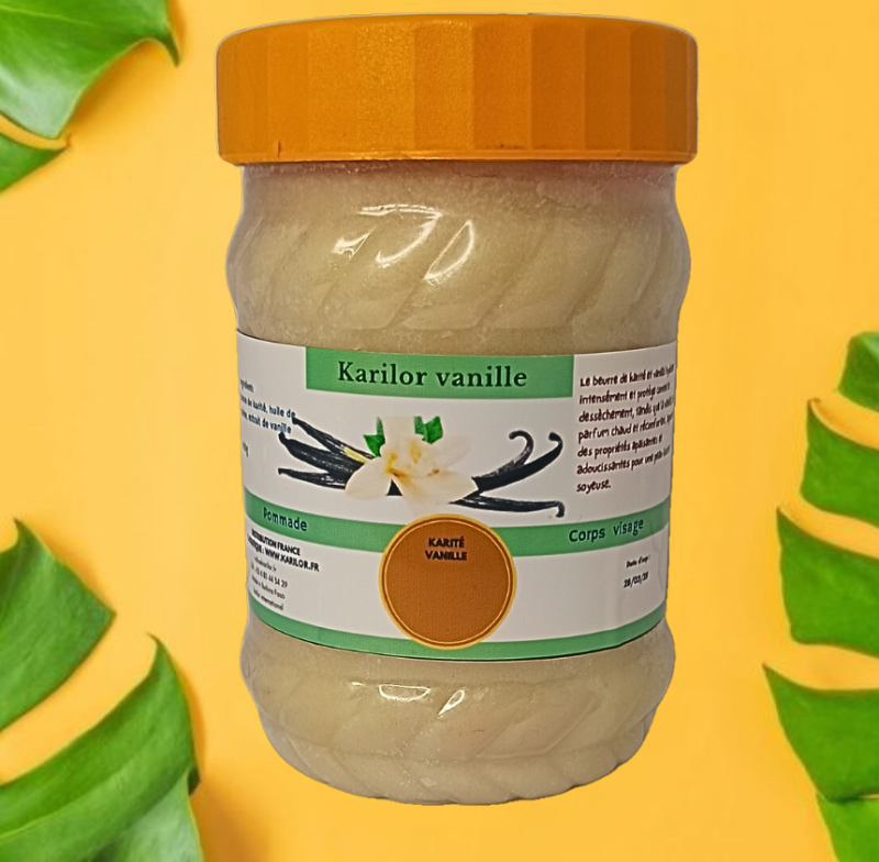 Beurre au karité et vanille, soin solide 400gr – Image 2