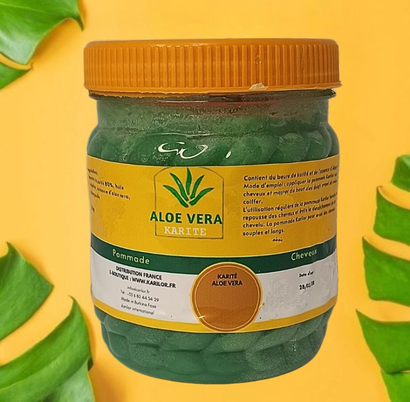 Beurre au karité et aloe vera 300g, soin cheveux (cheveux) – Image 2