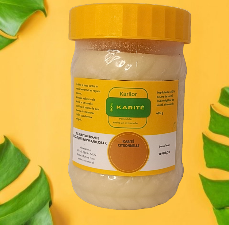 Beurre à la citronnelle et karité 400gr – Image 2