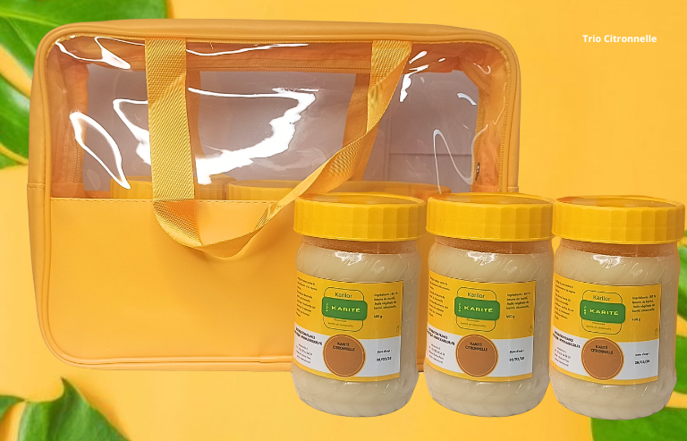 Trio karité citronnelle (3x400gr)