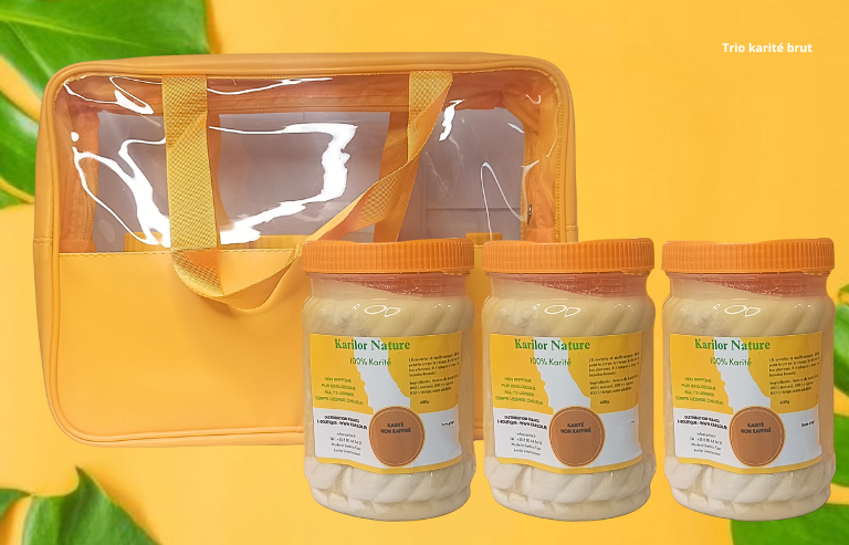 Trio beurre de Karité Brut (3x400gr)
