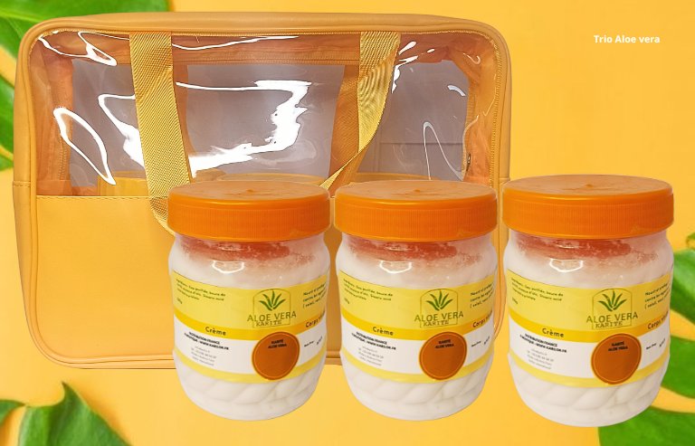 Trio crème karité Aloe Vera (3x300gr)